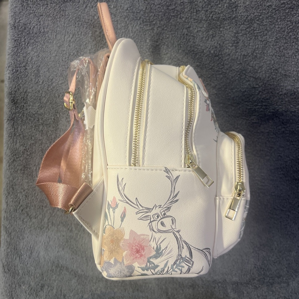 Loungefly Disney Frozen Mini Backpack, Anna & Elsa, Multicolor - Picture 2 of 8
